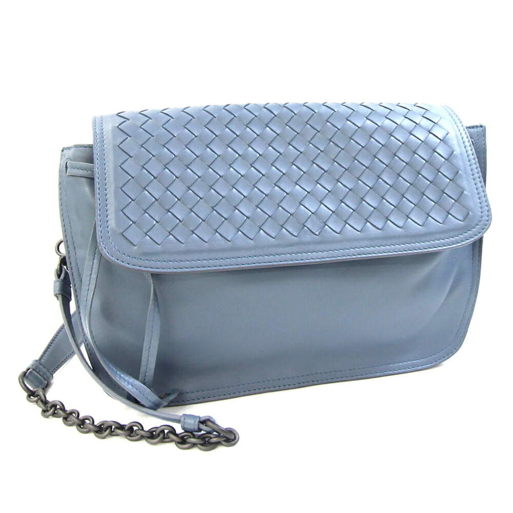 BOTTEGA VENETA Leather Intrecciato Shoulder Bag